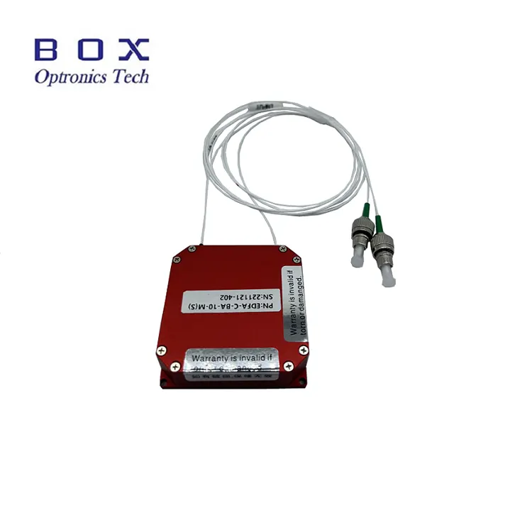 Amplificateur booster à fibre dopée à l'erbium en bande C à micro-module